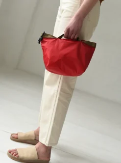 8.6.4: Large Nylon Pouch Bag - Red/Coyote