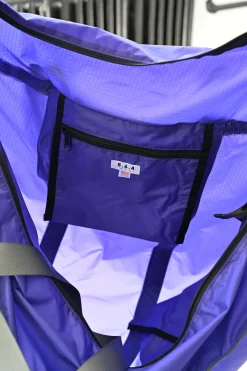 8.6.4: Nylon Weekender Bag - Purple/Charcoal