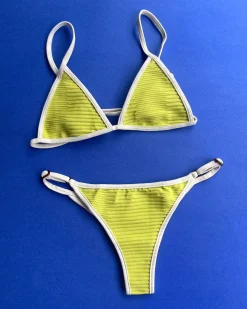 Acacia: Baja Piped Bikini Top - S, Last One!