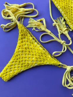Acacia: Lauie Crochet Bikini Bottom - Pomelo
