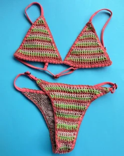 Acacia: Neema Crochet Bikini Bottom - Taffy