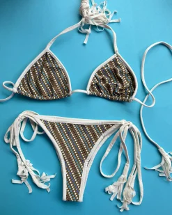 Acacia: Polihale Piped Bikini Bottom - Mizuki Dot