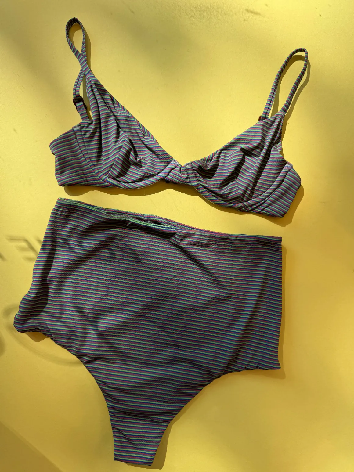 Acacia: Seychelles High-Waisted Bikini Bottom - XL, Last One!