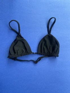 Acacia: Wren Triangle Bikini Top - Black