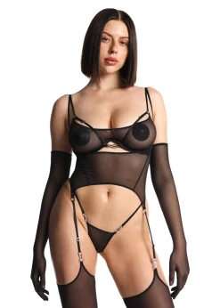 Anoeses: Imani Garter Belt - Black