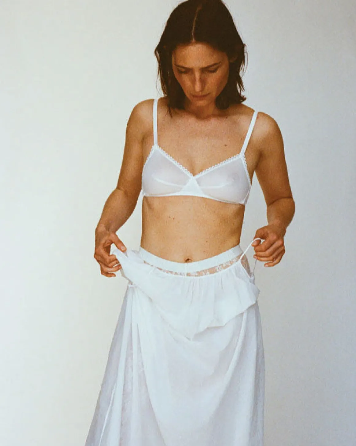 Araks: Antonia Cotton Bralette - White