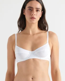 Araks: Beau Cotton Underwire Bra - White