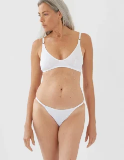 Araks: Bisoux Cotton String Panty - White