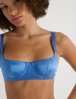 Araks: Gita Silk Underwire Bra - Bluet