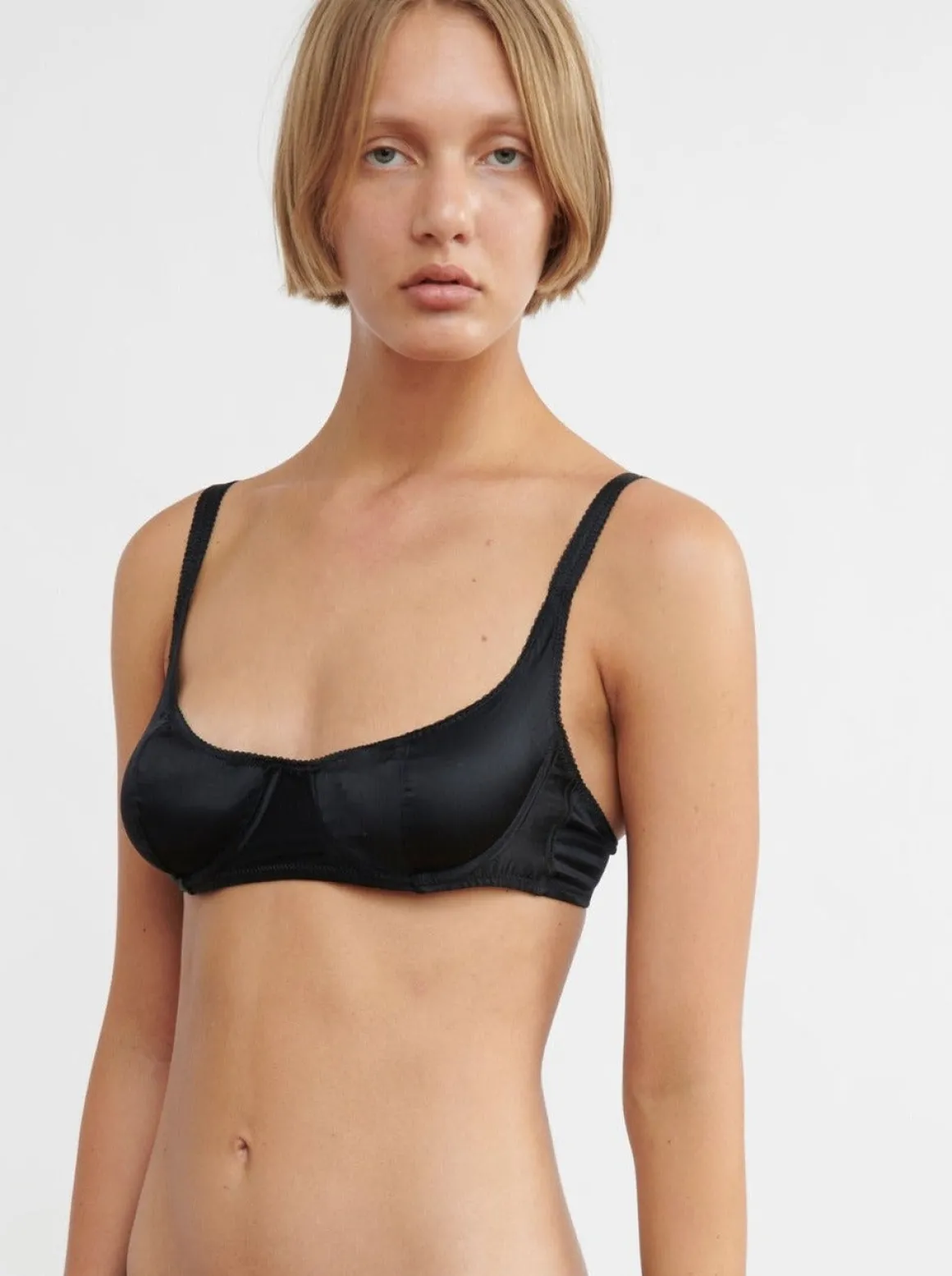 Araks: Gita Silk Underwire Bra - Black