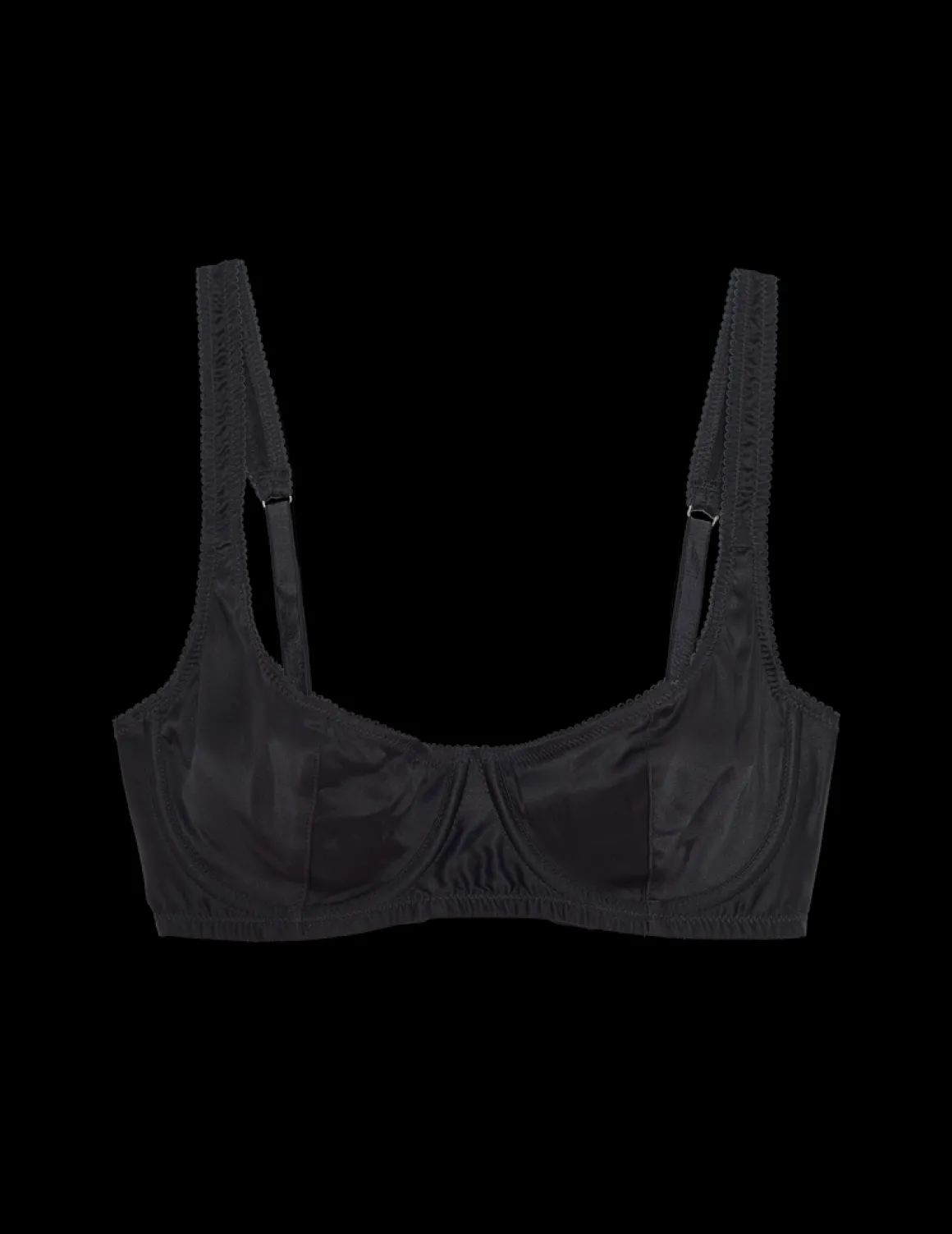Araks: Gita Silk Underwire Bra - Black