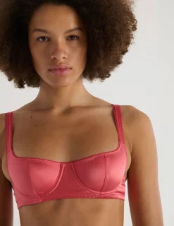 Araks: Gita Silk Underwire Bra - Rose