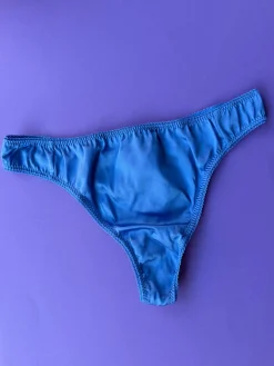 Araks: Grier Silk Thong - Bluet
