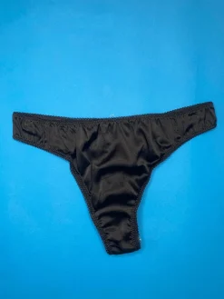 Araks: Grier Silk Thong - Black