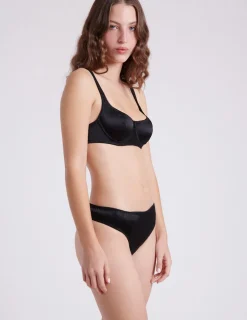 Araks: Grier Silk Thong - Black