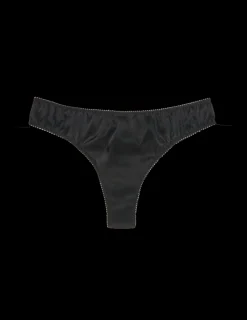 Araks: Grier Silk Thong - Black