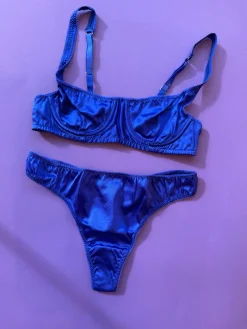 Araks: Grier Silk Thong - Tanzanite