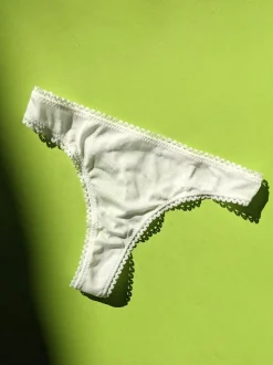 Araks: Stella Cotton Thong - White
