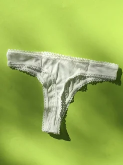 Araks: Stella Cotton Thong - White