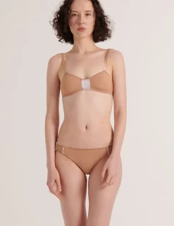 Araks: Uma Silk Wireless Bralette - Brulee
