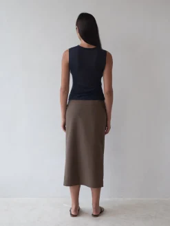 Belle Anna: Morning Top - Navy