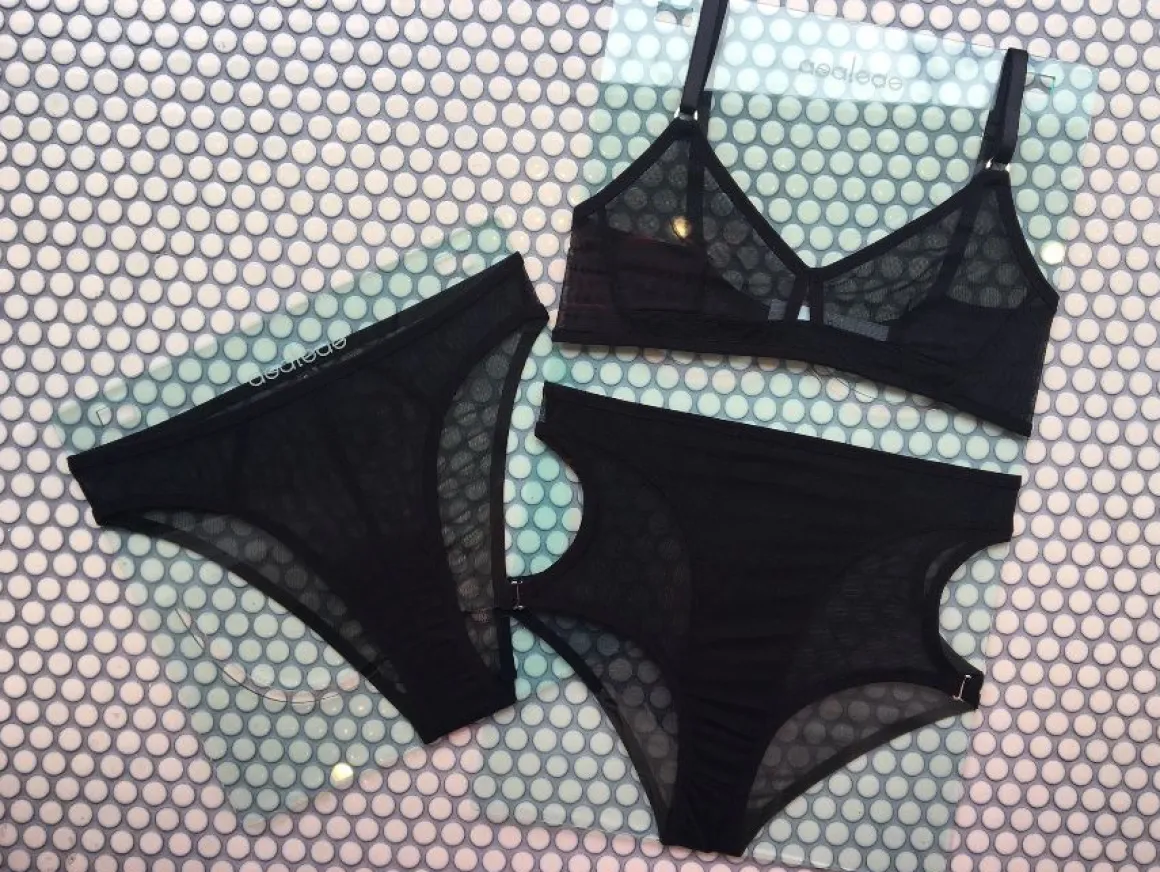 Bully Boy: Brick Keyhole Wireless Bra - Black