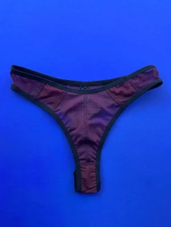 Bully Boy: Stevie Mesh Thong - Wine/Maroon