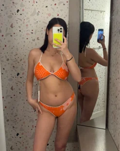 Caro Luna: Jules Jacquard Bikini Bottom - M, Last One!