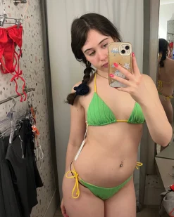 Caro Luna: Regina Ribbed Bikini Bottom - L, Last One!