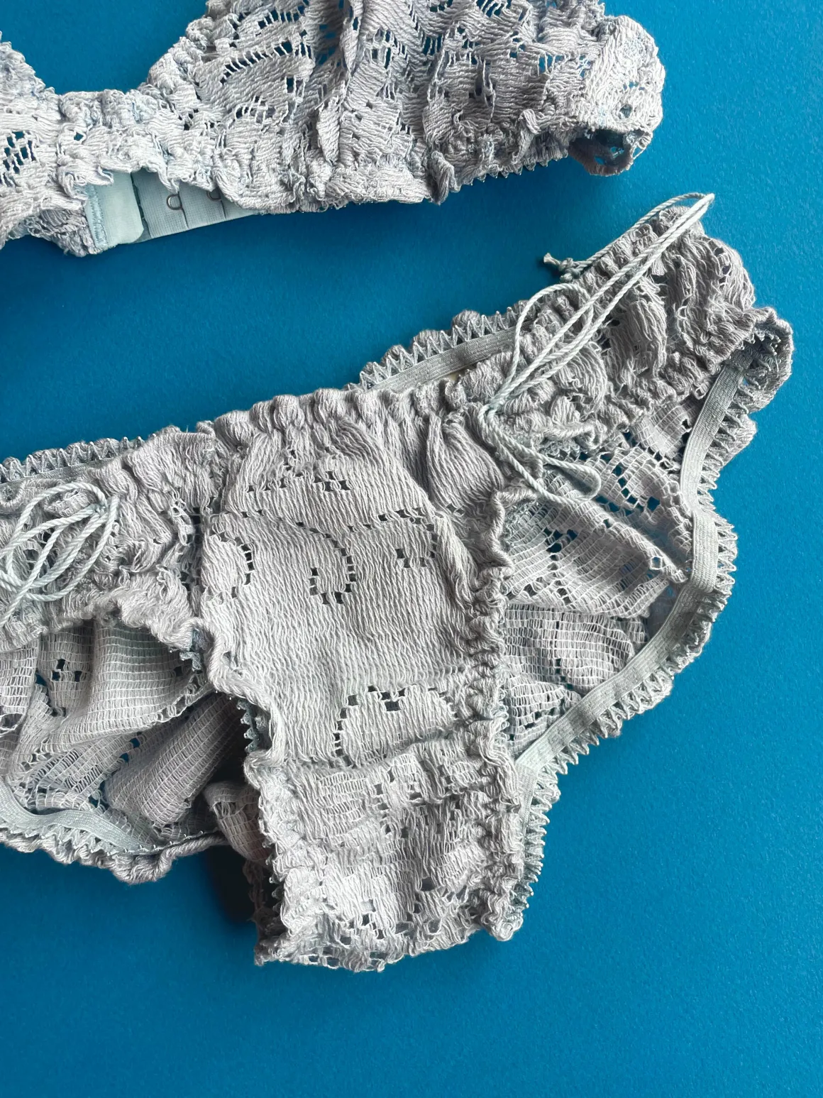 Clare Bare: Anaphora Crochet Lace Bloomer - M, Last One!