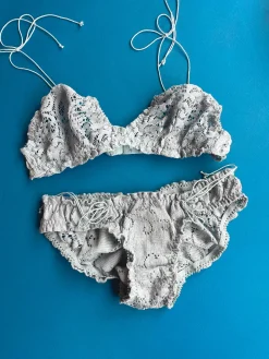 Clare Bare: Anaphora Crochet Lace Bloomer - M, Last One!