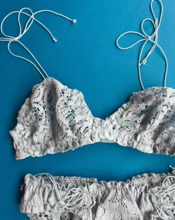 Clare Bare: Anaphora Crochet Lace Bralette - M