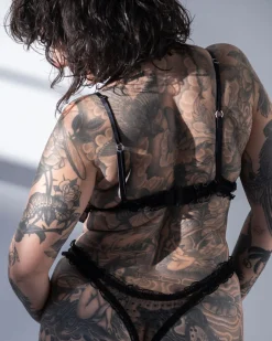 Clare Bare: Oleander Bralette - Black