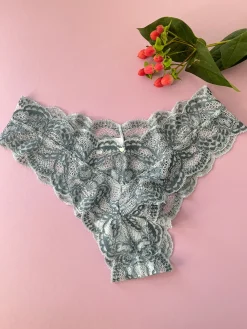 Clo: Fortuna Lace Cheeky Boyshort - Imperial Blue