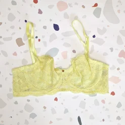 Clo: Fortuna Lace Demi Underwire Bra - Lemonade