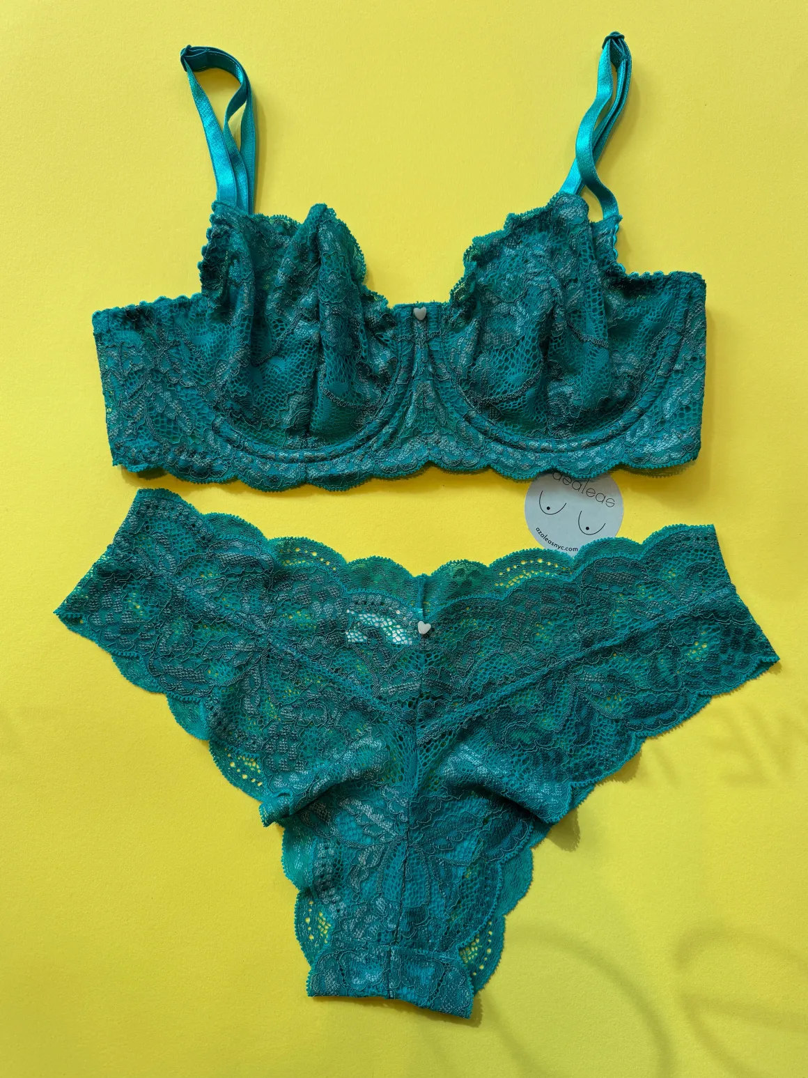 Clo: Fortuna Lace Demi Underwire Bra - 38C