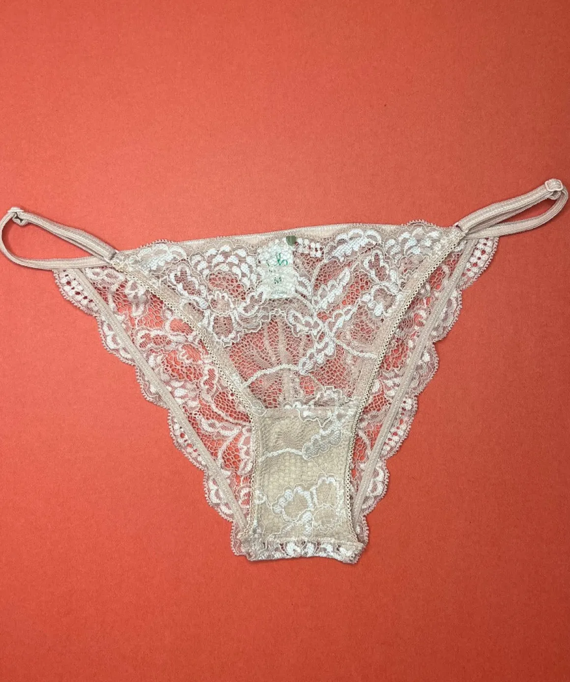 Clo: Fortuna Lace String Bikini - Rosa Cuarzo