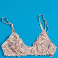 Clo: Fortuna Lace Wireless Soft Bra - Rosa Cuarzo