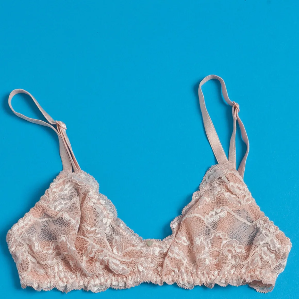 Clo: Fortuna Lace Wireless Soft Bra - Rosa Cuarzo