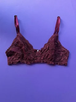 Clo: Fortuna Lace Wireless Soft Bra - Crushed Berry