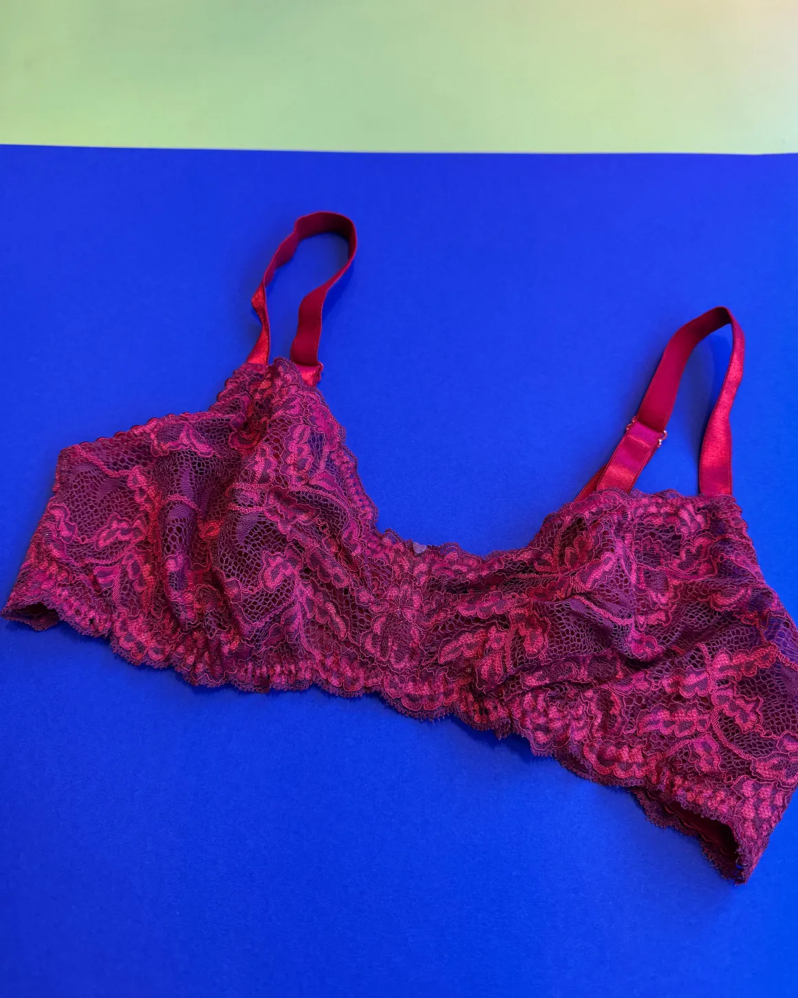 Clo: Fortuna Lace Wireless Soft Bra - XL, Last One!