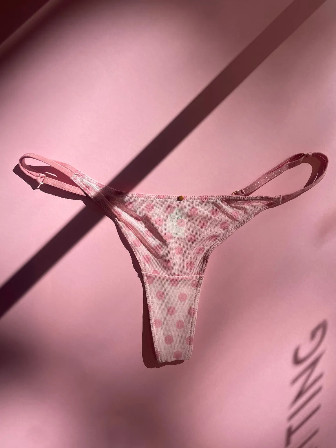 Clo: Malla Adjustable Thong - Pink