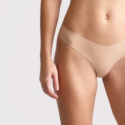Commando: Seamless Thong - Beige