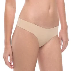 Commando: Seamless Thong - Beige
