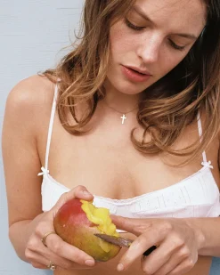 Cou Cou Intimates: The Balconette Bra - White