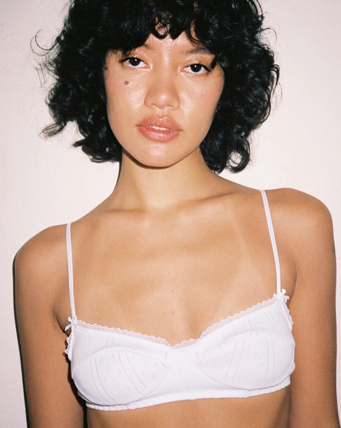 Cou Cou Intimates: The Balconette Bra - White