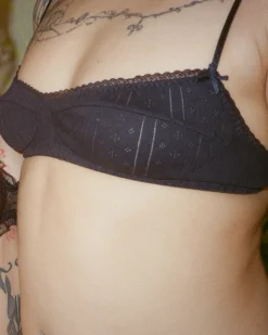 Cou Cou Intimates: The Balconette Bra - Black