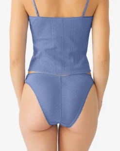 Cou Cou Intimates: The High Rise Brief - French Blue