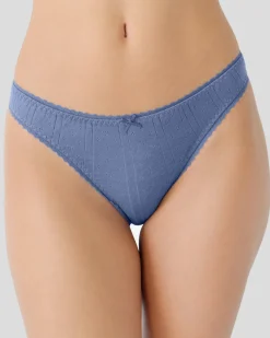 Cou Cou Intimates: The High Rise Brief - French Blue