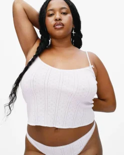 Cou Cou Intimates: The Long Cami - White